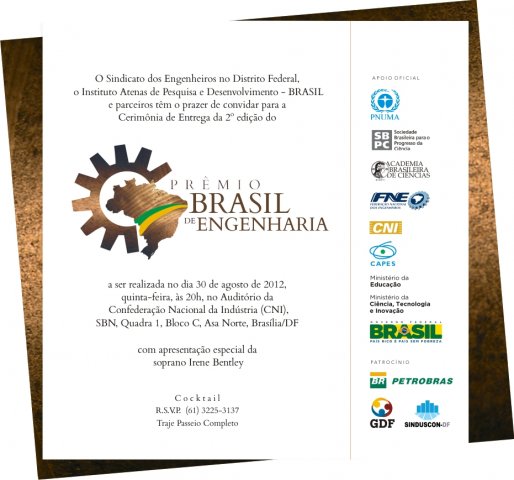 PRÊMIO BRASIL DE ENGENHARIA 2012